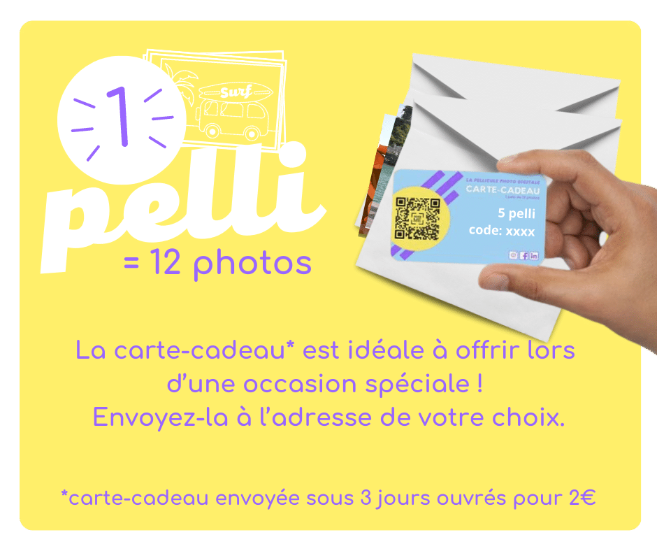 Carte cadeau pellipop à offir